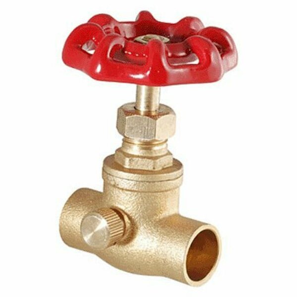 Ldr Industries 022-5404 STOP/WASTE VALVE LF 3/4IN SWEAT BRS 022 5404